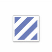 3e Infanteriedivisie Badge Sticker (Voorkant)