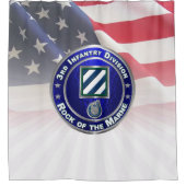 3e Infanteriedivisie Douchegordijn (Voorkant)