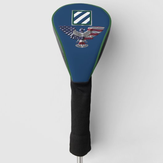 3e infanteriedivisie "Rock of the Marne"  Golfheadcover (Voorkant)