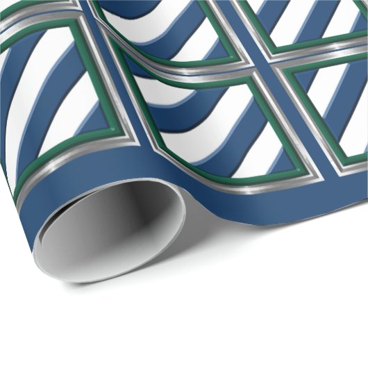 3e infanteriedivisie Silver Framed Patch Wrapping Cadeaupapier (Rol Hoek)