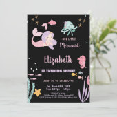 3e Invitations d'anniversaire de notre petite sirè (Debout devant)