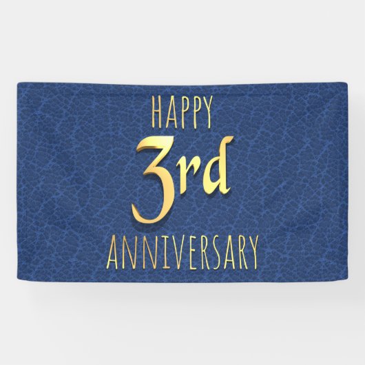 3e Jubileum Spandoek (Horizontaal)