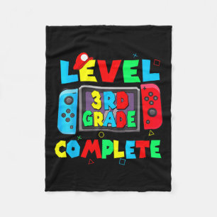 3e klas Compleet Laatste Dag van School Video Game Fleece Deken