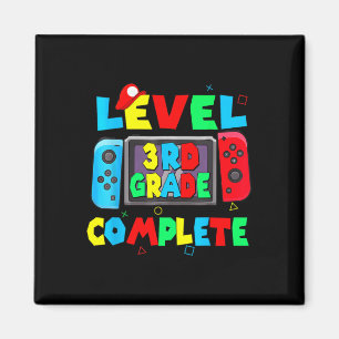 3e klas Compleet Laatste Dag van School Video Game Magneet