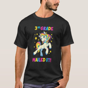 3e klas genageld het eenhoorn Kinder terug naar sc T-shirt