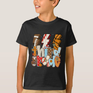 3e klas jongens bliksemschicht voetll verkoop Sket T-shirt