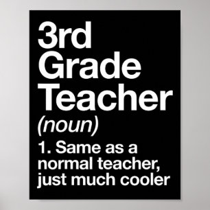 3e klas leraar definitie grappig ck naar school fi poster