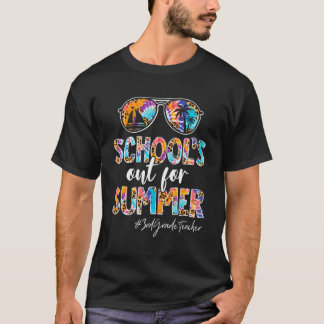 3e klas leraar school uit dienst zonnebril summe t-shirt