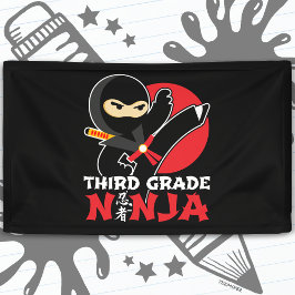 3e klas ninja trap eerste dag terug naar school spandoek