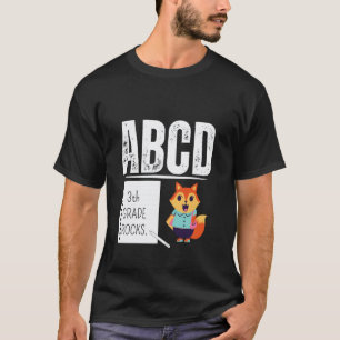 3e KLAS STEKT Potlood ABCD Leraar Terug naar schoo T-shirt