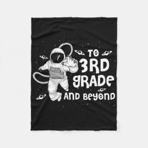 3e klas T-shirt Terug naar School Spaceman Space L Fleece Deken