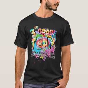 3e klas team als een normaal team, maar veel schat t-shirt
