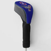 3e Leger Adelaar met Patch  Golfheadcover (Schuin)
