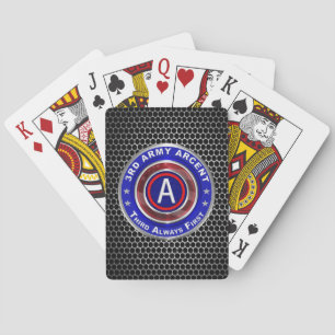 3e Leger ARCENT Pokerkaarten