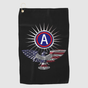 3e Leger Gepersonaliseerd Gepersonaliseerd Eagle Golfhanddoek