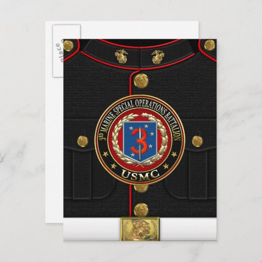 3e MSOB [3D] Briefkaart (Voorkant / Achterkant)