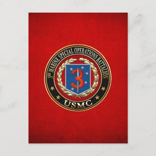 3e MSOB [3D] Briefkaart (Voorkant)