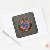 3e MSOB [3D] Vierkante Sticker (Envelop)