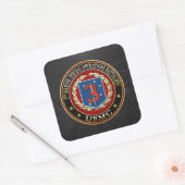 3e MSOB [3D] Vierkante Sticker (Envelop)