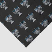 3e nacht Hanukkah Glitter Tissue Paper Tissuepapier (Detail)