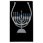 3e nuit d'Hanoukka Parties scintillant petit sac c (Dos)