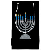 3e nuit d'Hanoukka Parties scintillant petit sac c (Devant)