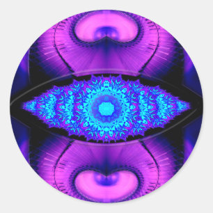 3e oog ronde sticker