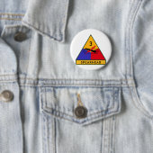 3e pantserdivisie ronde button 5,7 cm (In situ)
