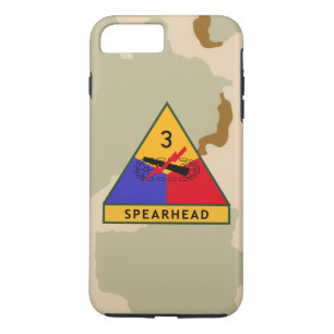 3e pantserdivisie "Spearhead" Desert Camo iPhone 8 Plus / 7 Plus Hoesje