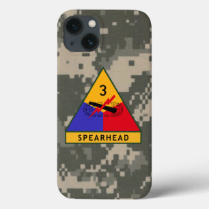 3e pantserdivisie "Spearhead" digitale camo iPhone 13 Hoesje
