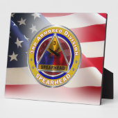 3e pantserdivisie "Spearhead" Fotoplaat (Zijkant)