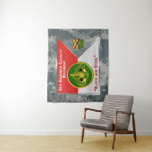 3e Pantserregiment "Brave Rifles" Wandkleed (In situ)