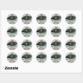 3e Special Forces groene baretten veteranen Sticke Ronde Sticker (Vel)