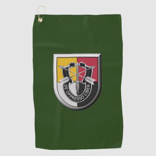 3e speciale exploitatiegroep Airborne Insignia Golfhanddoek (Voorkant)