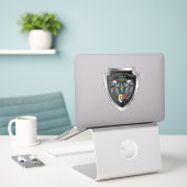 3e speciale-exploitatiegroep — Airborne Sticker (Laptop op bureau)