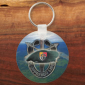 3e speciale groep groene berets - groep son Sleute Sleutelhanger (Voorkant)