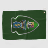 3e speciale groep van de strijdkrachten Golf Towel Golfhanddoek (Horizontaal)