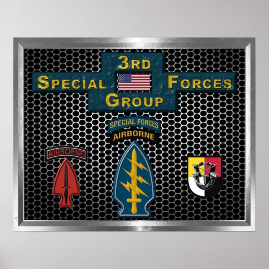3e speciale operationele groep (SOF) Poster (Voorkant)