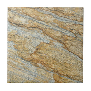 3e van 3 Repro Peach & Grey Faux Granite Tegeltje