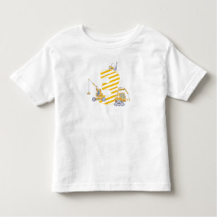 3e verjaardag Bouwkraan 3 jaar oud Kinder Shirts