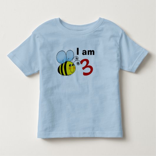 3e verjaardag Bumble Bee Gift Idee Kinder Shirts (Voorkant)