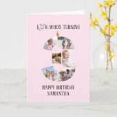 3e verjaardag fotokaart kaart (Gele Bloem)