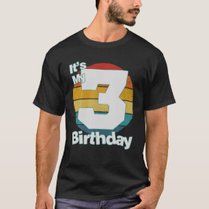 3e verjaardag . Het is mijn 3e verjaardag drie jaa T-shirt