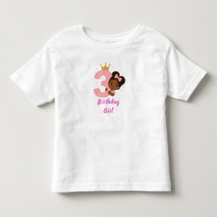 3e Verjaardag Meisje Shirt met Sweet Peuter