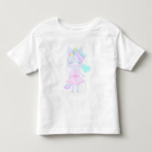3e verjaardag T-shirt met een grappige eenhoorn.