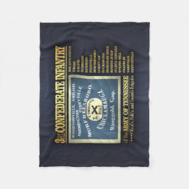 3e Zuidelijke Infanterie (BA2) Fleece Deken