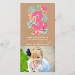 3ème carte photo de Merci du numéro 3