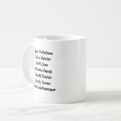 3ème Décalez la tasse de café (Devant gauche)