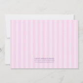 3ème invitation de fête d'anniversaire de (Dos)