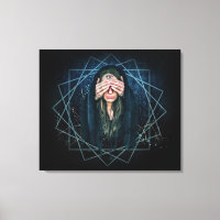 3ème oeil sorcière toile enveloppée